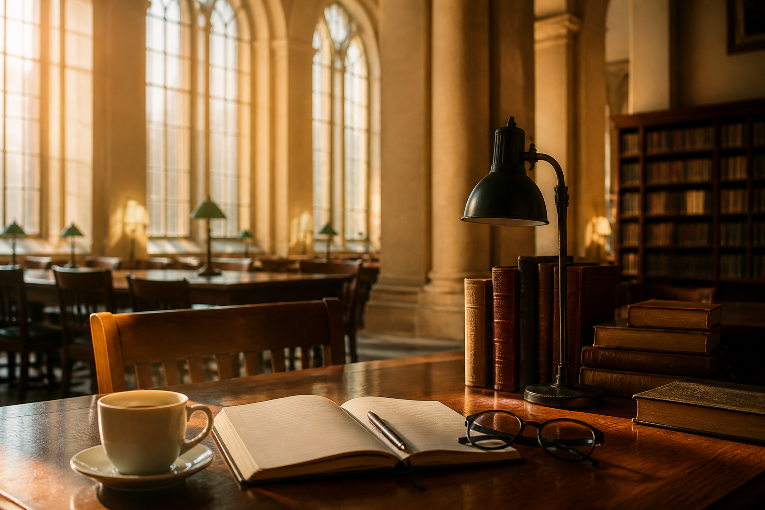 University library interior